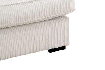 Rossita Lyx 2,5-seters ekstra dyp sofa i kordfløyel - Offwhite - Møbler - Sofaer - Sofa 3 seter