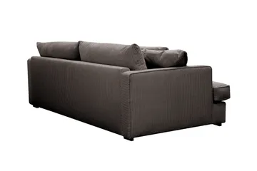 Rossita Lyx 2,5-seters ekstra dyp sofa i kordfløyel - Taupe - Møbler - Sofaer - Sofa 3 seter