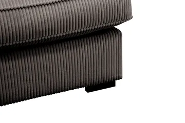 Rossita Lyx 2,5-seters ekstra dyp sofa i kordfløyel - Taupe - Møbler - Sofaer - Sofa 3 seter
