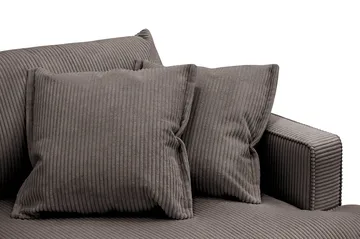 Rossita Lyx 2,5-seters ekstra dyp sofa i kordfløyel - Taupe - Møbler - Sofaer - Sofa 3 seter