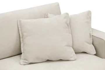 Rossita Lyx 2,5-seters ekstra dyp sofa i stoff - Beige - Møbler - Sofaer - Sofa 3 seter