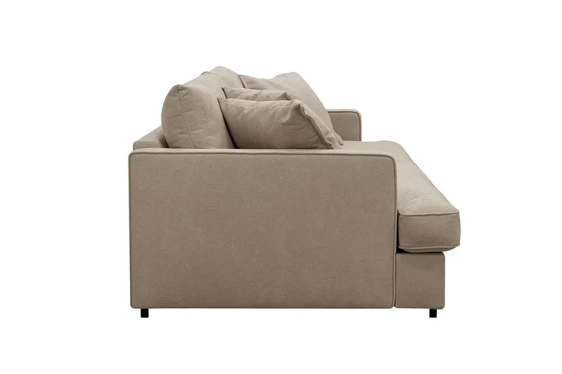 Rossita Lyx 2,5-seters ekstra dyp sofa i stoff - Brun - Møbler - Sofaer - Sofa 3 seter