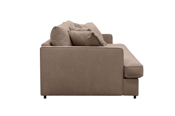Rossita Lyx 2,5-seters ekstra dyp sofa i stoff - Mørkebrun - Møbler - Sofaer - Sofa 3 seter