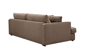 Rossita Lyx 2,5-seters ekstra dyp sofa i stoff - Mørkebrun - Møbler - Sofaer - Sofa 3 seter