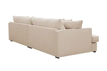 Rossita Lyx 3,5-seters Ekstra Dyp Sofa i Kordfløyel - Beige - Møbler - Sofaer - 4 seter sofa