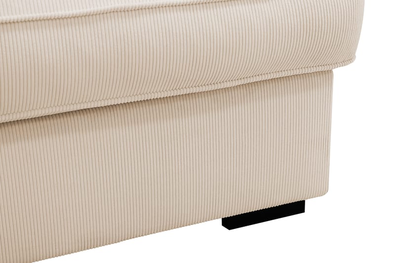 Rossita Lyx 3,5-seters Ekstra Dyp Sofa i Kordfløyel - Beige - Møbler - Sofaer - 4 seter sofa