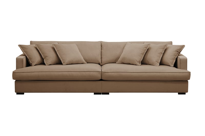 Rossita Lyx 3,5-seters Ekstra Dyp Sofa i Kordfløyel - Brun - Møbler - Sofaer - 4 seter sofa