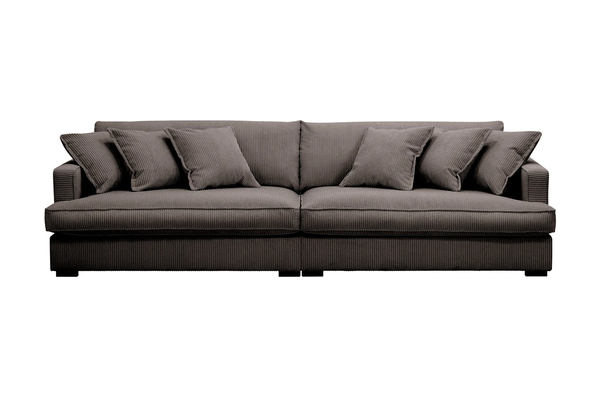 Rossita Lyx 3,5-seters Ekstra Dyp Sofa i Kordfløyel - Taupe