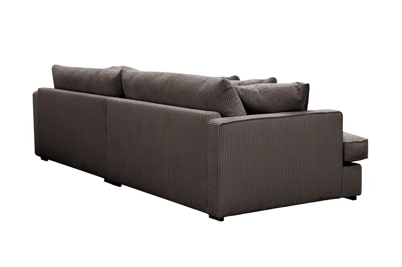 Rossita Lyx 3,5-seters Ekstra Dyp Sofa i Kordfløyel - Taupe - Møbler - Sofaer - 4 seter sofa