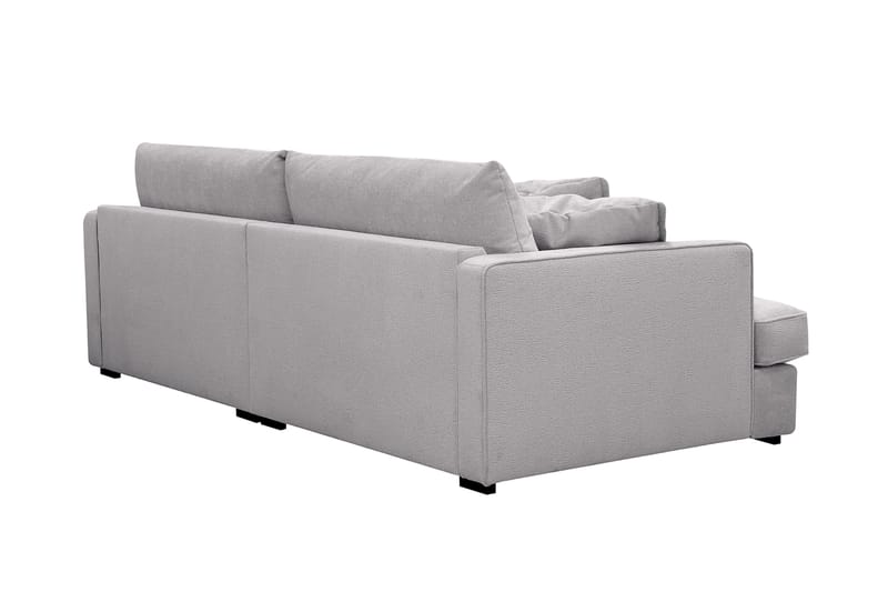 Rossita Lyx 3-seters ekstra dyp sofa i chenille - Grå - Møbler - Sofaer - Sofa 3 seter