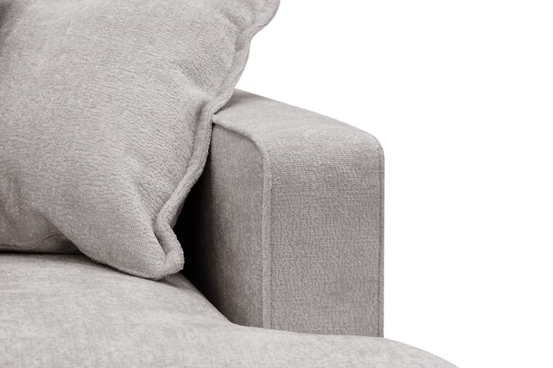 Rossita Lyx 3-seters ekstra dyp sofa i chenille - Grå/Brun - Møbler - Sofaer - Sofa 3 seter