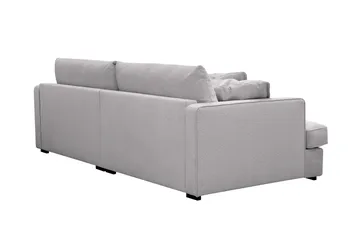Rossita Lyx 3-seters ekstra dyp sofa i chenille - Trenza 03, Grå Chenille - Møbler - Sofaer - Sofa 3 seter