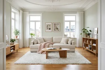 Rossita Lyx 3-seters ekstra dyp sofa i chenille - Trenza 06, Beige Chenille - Møbler - Sofaer - Sofa 3 seter