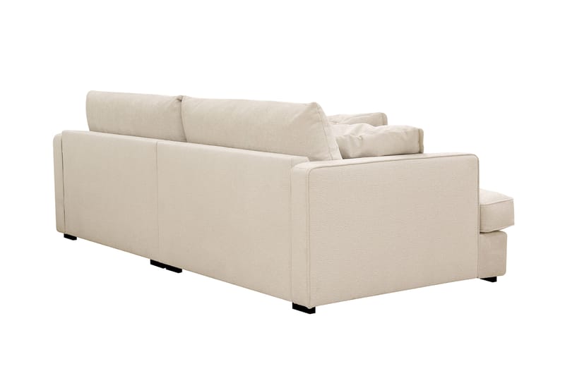 Rossita Lyx 3-seters ekstra dyp sofa i chenille - Trenza 06, Beige Chenille - Møbler - Sofaer - Sofa 3 seter