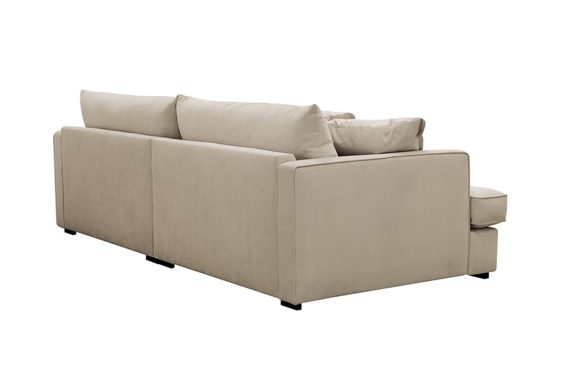 Rossita Lyx 3-seters ekstra dyp sofa i manchester - Krem - Møbler - Sofaer - Sofa 3 seter
