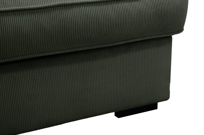 Rossita Lyx 3-seters ekstra dyp sofa i manchester - Mørkegrønn - Møbler - Sofaer - Sofa 3 seter