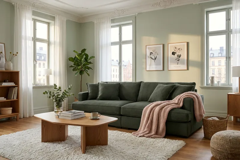 Rossita Lyx 3-seters ekstra dyp sofa i manchester - Mørkegrønn - Møbler - Sofaer - Sofa 3 seter