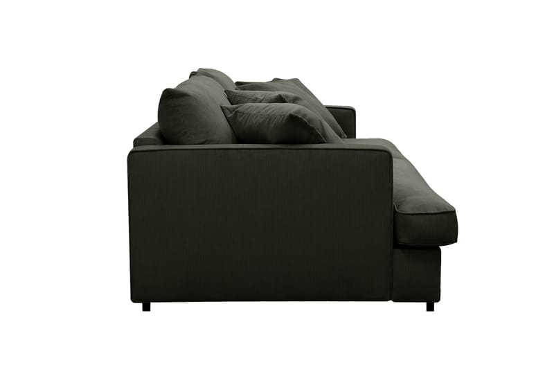 Rossita Lyx 3-seters ekstra dyp sofa i manchester - Mørkegrønn - Møbler - Sofaer - Sofa 3 seter