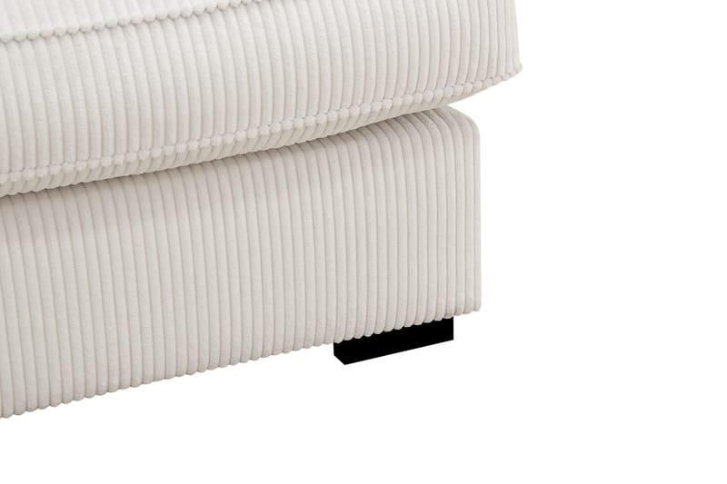 Rossita Lyx 3-seters ekstra dyp sofa i manchester - Naturhvit - Møbler - Sofaer - Sofa 3 seter