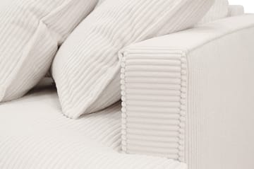 Rossita Lyx 3-seters ekstra dyp sofa i manchester - Offwhite - Møbler - Sofaer - Sofa 3 seter