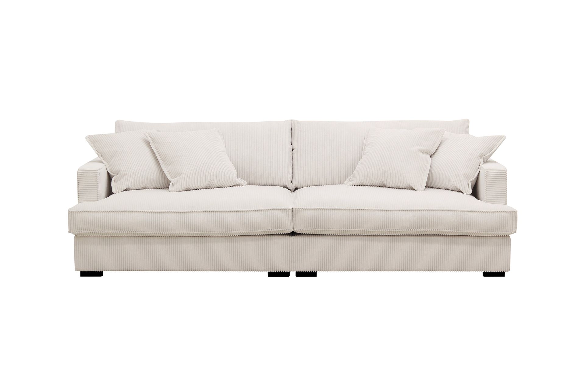 Rossita Lyx 3-seters ekstra dyp sofa i manchester - Offwhite