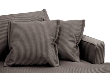 Rossita Lyx 3-seters ekstra dyp sofa i manchester - Taupe - Møbler - Sofaer - Sofa 3 seter