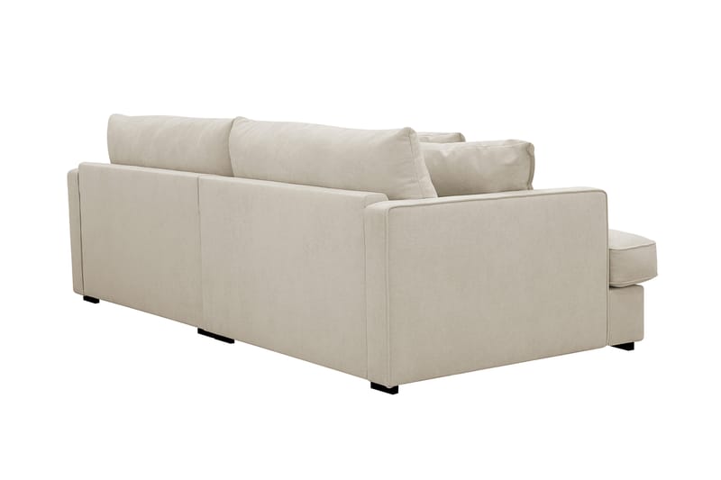Rossita Lyx 3-seters ekstra dyp sofa i stoff - Beige - Møbler - Sofaer - Sofa 3 seter