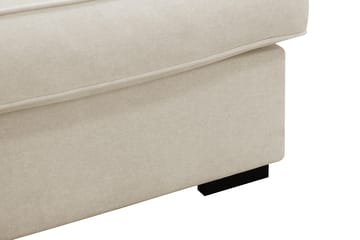 Rossita Lyx 3-seters ekstra dyp sofa i stoff - Beige - Møbler - Sofaer - Sofa 3 seter