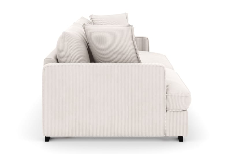 Rossita Lyx 4-seter Ekstra dyp Manchestersofa - Offwhite Manchester - Møbler - Sofaer - Fløyel sofaer