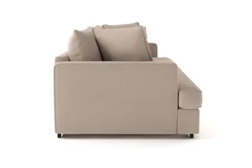 Rossita Lyx 4-seters Ekstra Dyp Sofa i Stoff - Beige - Møbler - Sofaer - 4 seter sofa