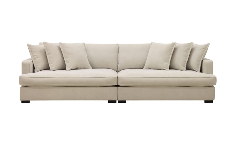 Rossita Lyx 4-seters Ekstra Dyp Sofa i Stoff, Beige