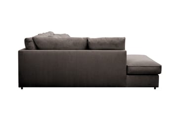 Rossita Lyx 5-seters venstrevendt U-formet ekstra dyp sofa med divan og sjeselong i manchester - Taupe - Møbler - Sofaer - U-sofa