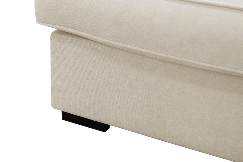 Rossita Lyx 6-seter Venstrevendt U-formet Ekstra dyp Sofa med Divan og Sjeselong i Stoff - Beige - Møbler - Sofaer - U-sofa