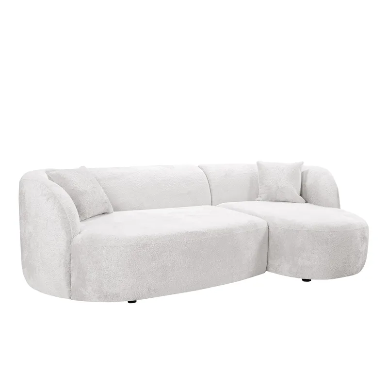 Rylian 3-seters sofa med divan - hvit - Møbler - Sofaer - Hjørnesofa