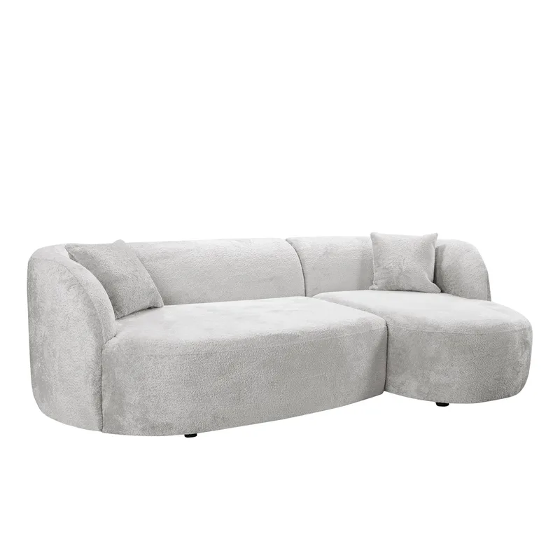Rylian 3-seters sofa med divan - kremhvit - Møbler - Sofaer - Hjørnesofa