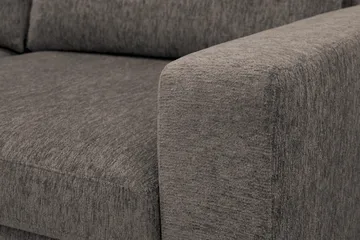 Scandi dyp 3-seters sofa i chenille - Grå - Møbler - Sofaer - Fløyel sofaer