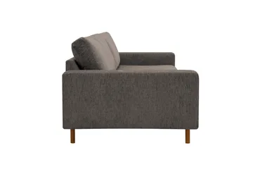Scandi dyp 3-seters sofa i chenille - Grå - Møbler - Sofaer - Fløyel sofaer