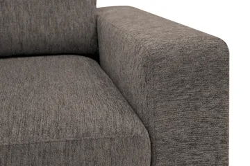 Scandi dyp 3-seters sofa i chenille - Grå - Møbler - Sofaer - Fløyel sofaer