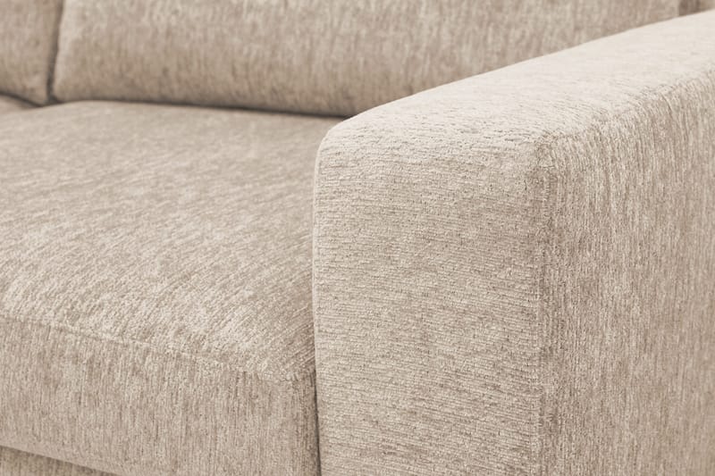 Scandi Dyp 4-seters sofa i chenille - Beige - Møbler - Sofaer - Fløyel sofaer