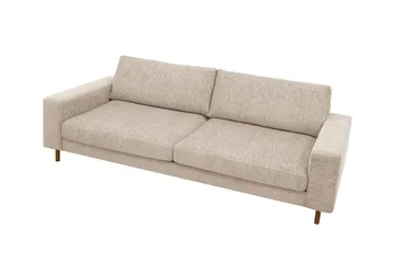 Scandi Dyp 4-seters sofa i chenille - Beige - Møbler - Sofaer - Fløyel sofaer