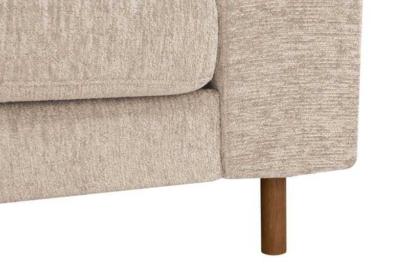 Scandi Dyp 4-seters sofa i chenille - Beige - Møbler - Sofaer - Fløyel sofaer
