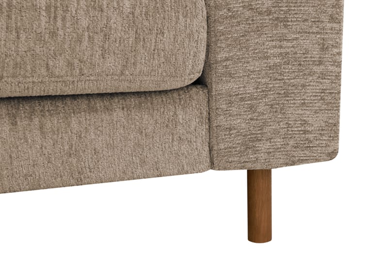 Scandi Dyp 4-seters sofa i chenille - Brun - Møbler - Sofaer - 4 seter sofa