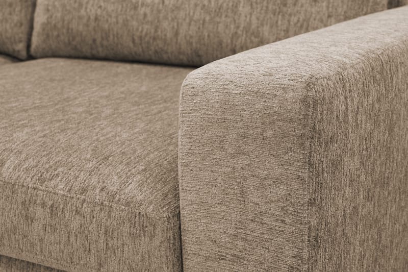 Scandi Dyp 4-seters sofa i chenille - Brun - Møbler - Sofaer - 4 seter sofa