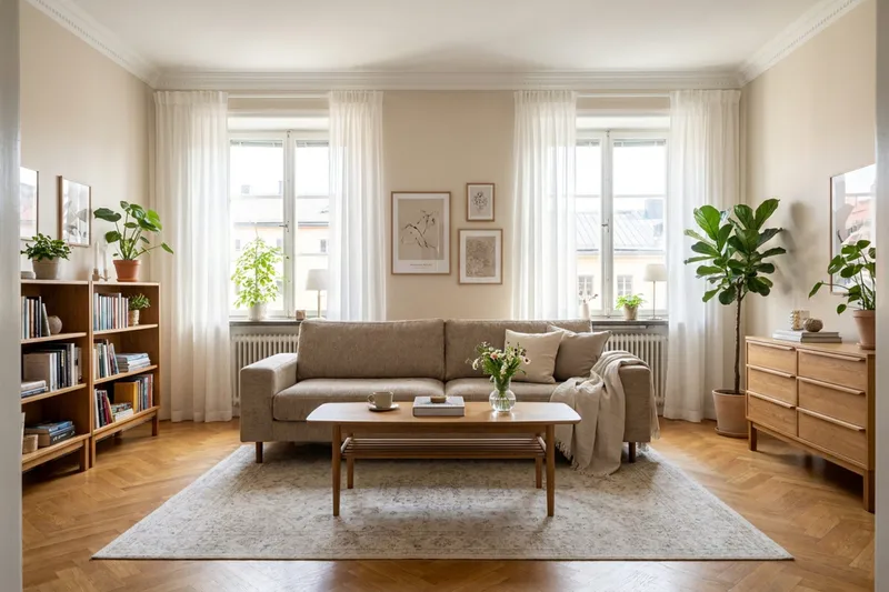 Scandi Dyp 4-seters sofa i fløyel - Møbler - Sofaer - Fløyel sofaer