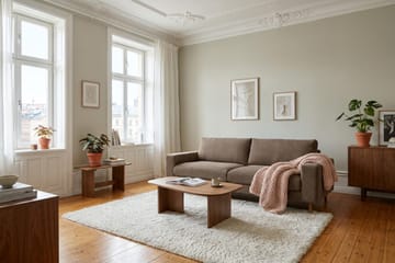 Scandi Dyp 4-seters sofa i Kordfløyel - Brun - Møbler - Sofaer - 4 seter sofa