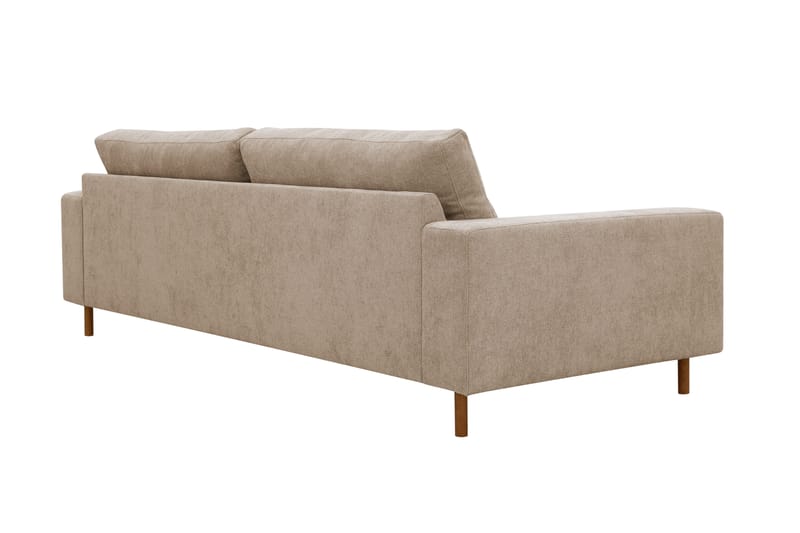 Scandi Dyp 4-seters sofa i stoff - Beige - Møbler - Sofaer - 4 seter sofa