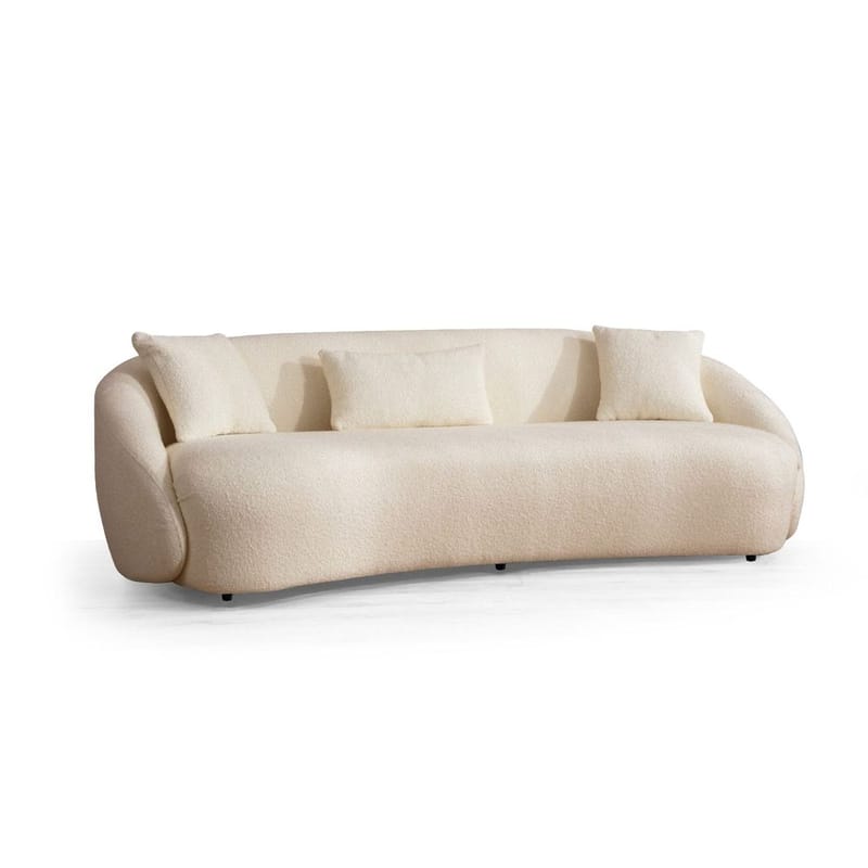 Scone 3-seters sofa, Kremhvit