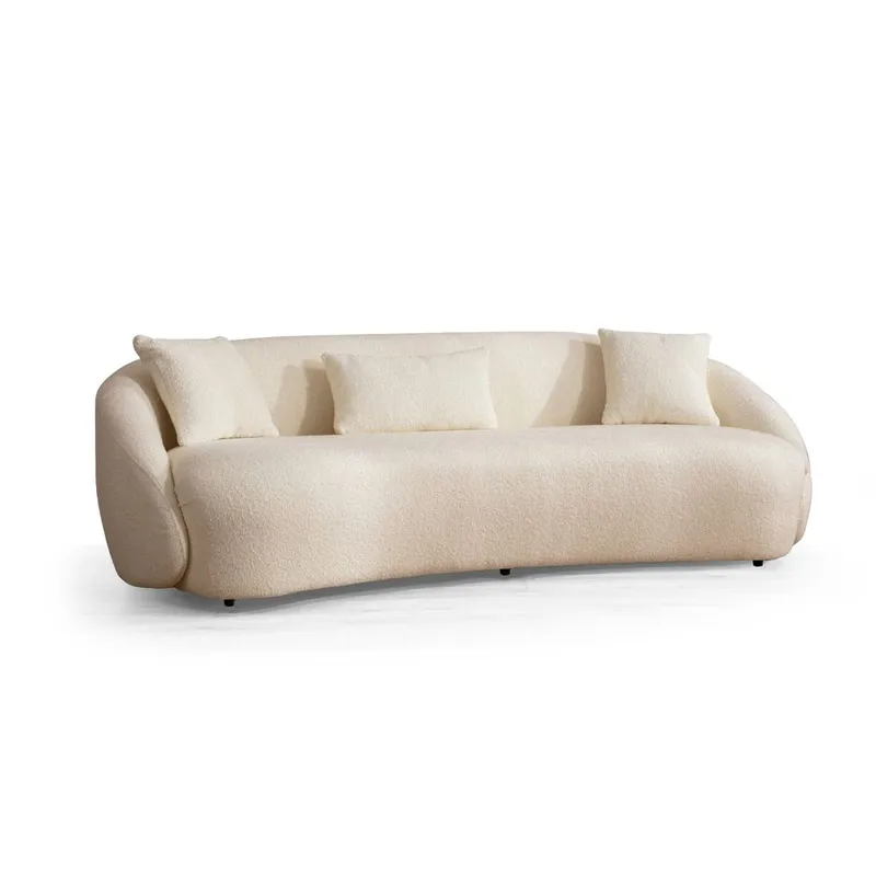 Scone 3-seters sofa, Kremhvit