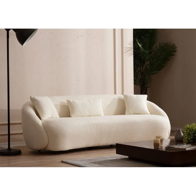 Scone 3-seters sofa - Kremhvit - Møbler - Sofaer - Sofa 3 seter