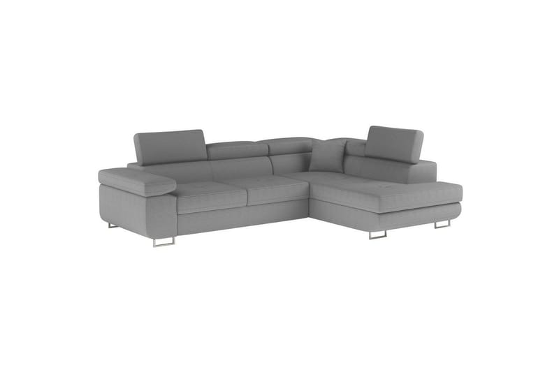 Seksjon Eltap Anton 272x203x85 cm - Jarell 04, Lys Grå, Høyre - Møbler - Sofaer - Sovesofaer